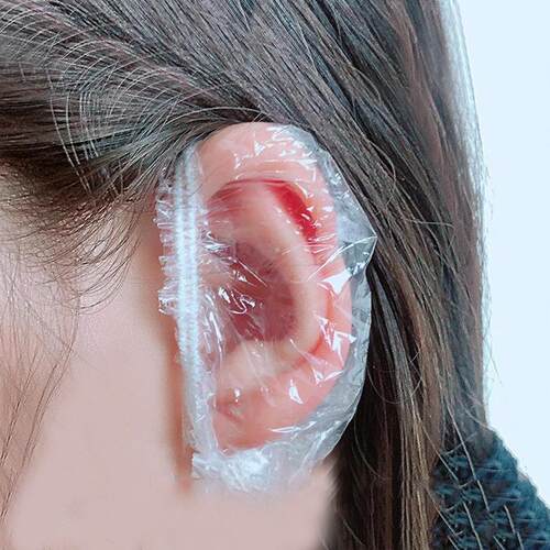 Daily necessities disposable ear covers, strip-type oil-resi