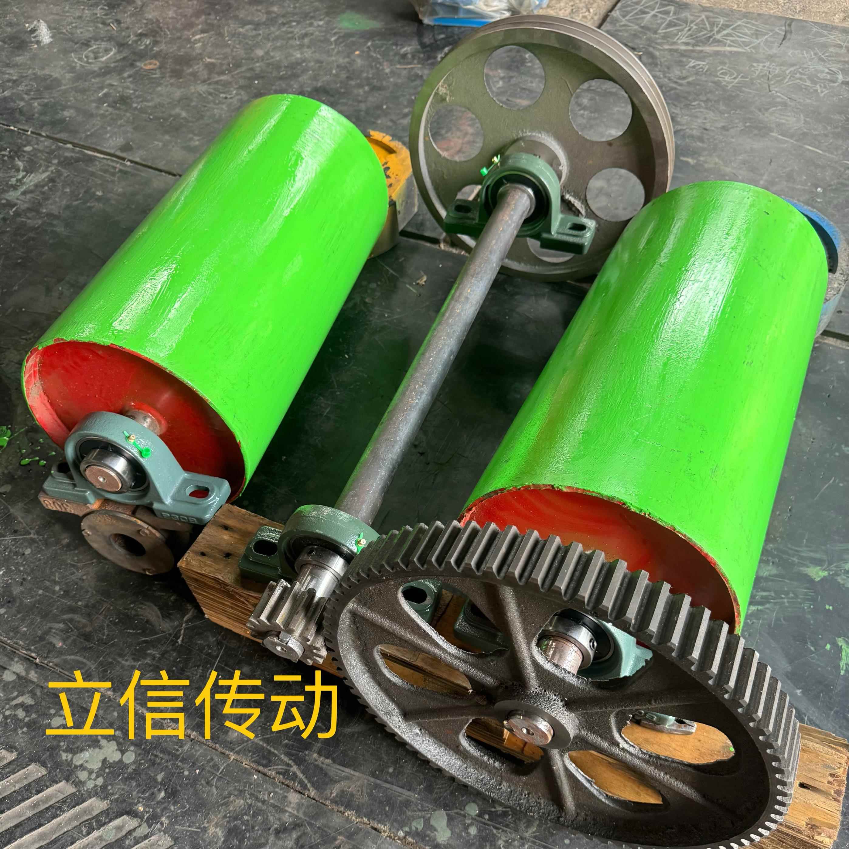 输送机滚轮配料机械皮带主动轮尾轮托辊传动配件