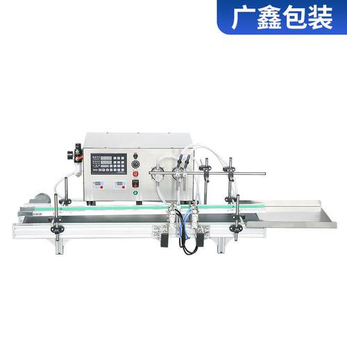 动全自双头力泵679液体灌装水剂灌磁装机醋酱酒机油填充分小型生