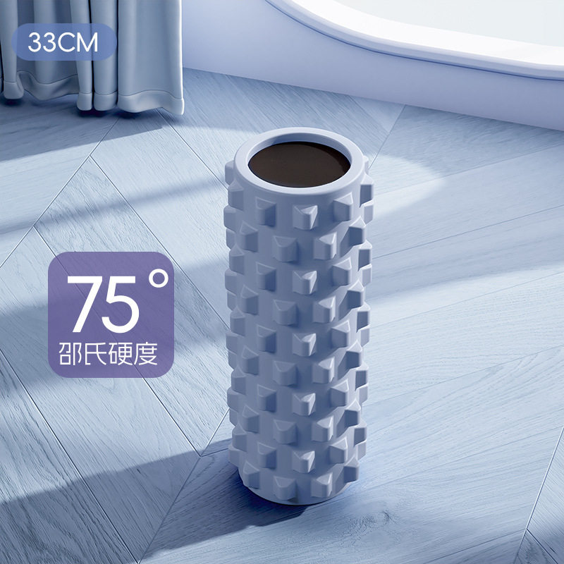 健身肌肉放松筋膜瘦腿瑜伽柱狼牙棒按摩滚轴初学者琅琊滚轮