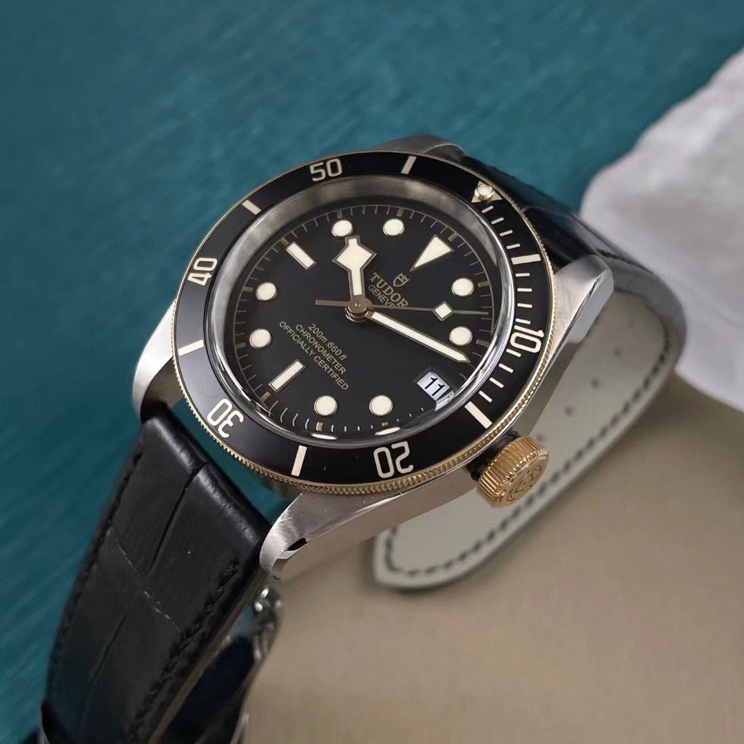 [9.8新]帝舵碧湾M79733N-0007自动机械41mm男士腕表正品