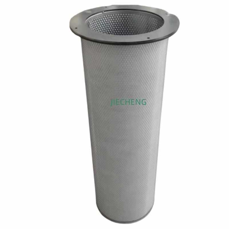 活性炭纤维吸附型法兰吊装除味空气净化滤芯滤筒工业有机废气处理
