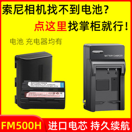 适用索尼np-fm500h电池，a350a58a65a77a200a560a900充电器