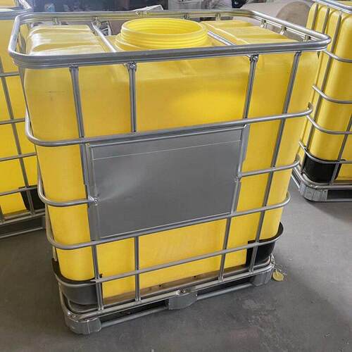 华社立式吨桶 0.5吨PE塑料集装桶 方形出口包装桶500L