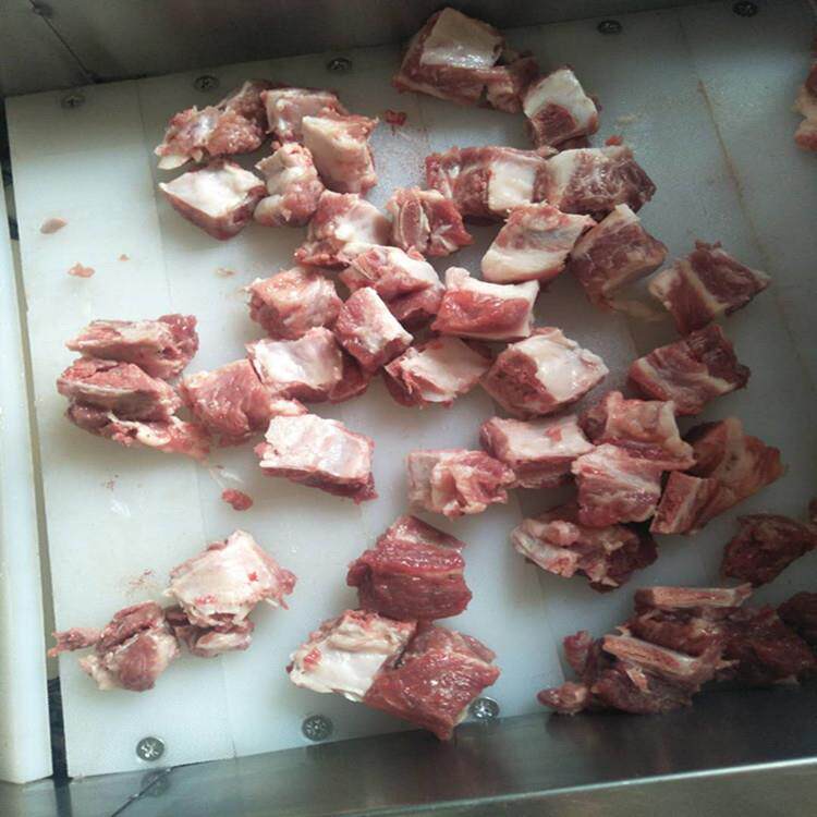 全自动切肉机剁鸡块机切鲜鸡机器多功能切块机冻鸭鱼不锈钢