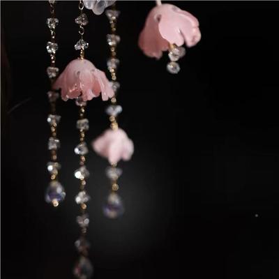 丹~u型发簪国风B洛丽塔发森系 仙NOK美流苏甜妹牡汉饰服头饰精致3