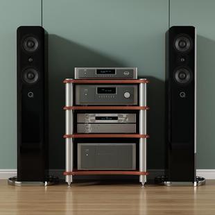 HIFI音响柜功放柜机柜音响架音箱架带避O震脚钉功放架子器材柜