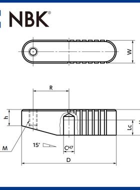 NBK HAB平衡手柄已加工轴孔 锌压铸件80~100 机械厂家直供