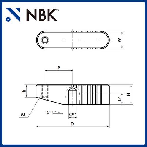 NBK HAB平衡手柄已加工轴孔 锌压铸件80~100 机械厂家直供