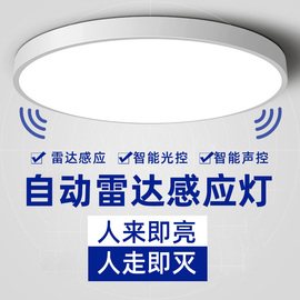 led感应灯楼梯灯吸顶灯，过道楼道走廊红外，人体自动感应雷达声控灯