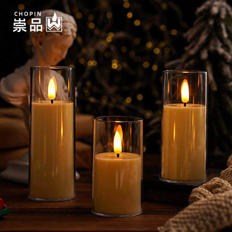 LED万圣节厂家批发电子蜡烛蜡片