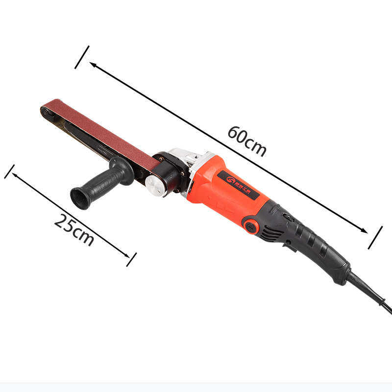 小型圆管砂带机迷你手持金属除锈磨刀抛光拉丝角磨机多功能打磨机,机械设备,砂磨机,淘宝优惠券,粉丝福利购,淘宝优惠卷