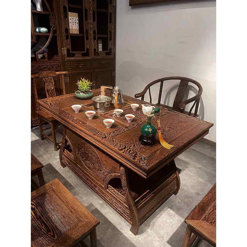 鸡翼木茶几和椅子组合家庭阳台红木小茶几新中国风实木客厅功夫茶,住宅家具,茶几,淘宝优惠券,粉丝福利购,淘宝优惠卷