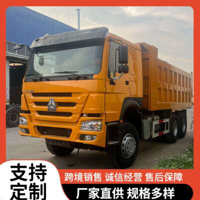 HOWO跨境出口销售自卸车371马力卡车倾斜车工程货车