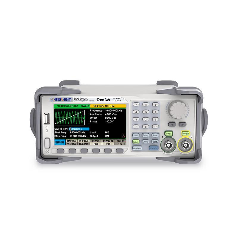鼎阳（SIGLENT）SDG2042X 函数任意波形发生器信号源 40MHz 1.2G