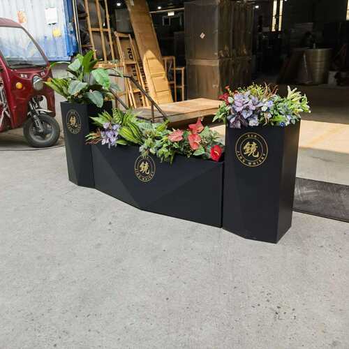 仿真绿植花箱组合植物假花造景隔断花槽售楼部餐厅装饰盆栽仿真花