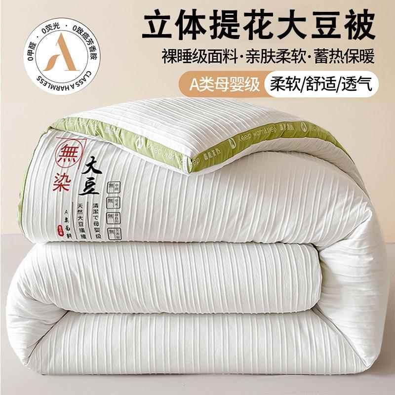 a类加厚保暖被子冬被单人学生宿舍春秋被双人被芯8斤棉被四季通用