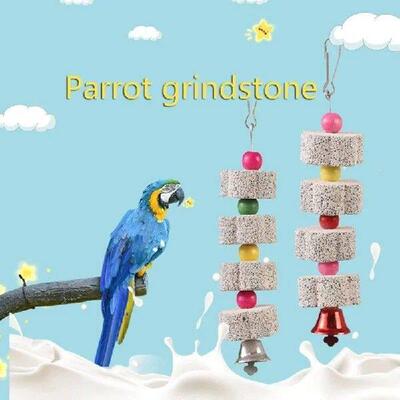 Bird Molar Toy Parrot Grinding Stone Molar Stone Parakeet
