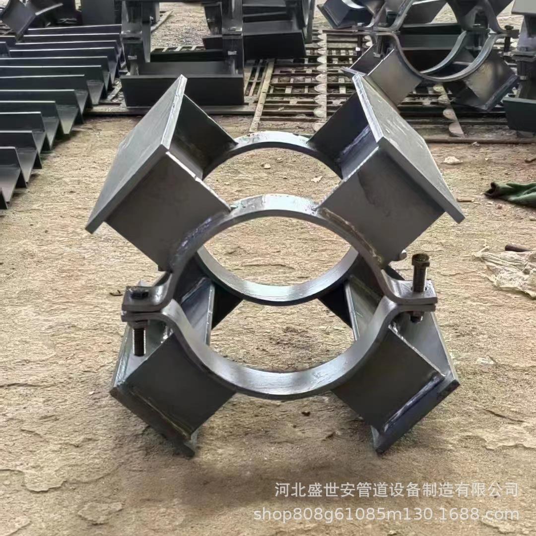 生产标准化工管道支吊架 固定滑动导向管托管道支座