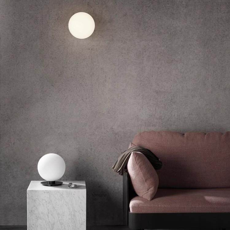 亚马逊现代简约轻奢北欧玻璃球泡客厅餐厅床头灯吸顶灯壁灯台灯