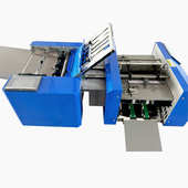 东莞厂家直供全自动桌面型折纸机A4十字折页机十字折页一次完成