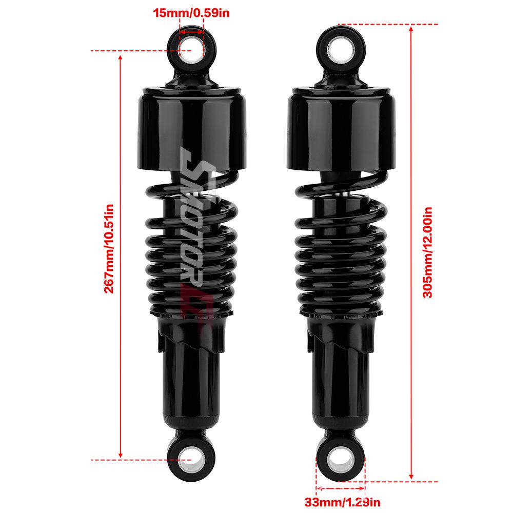 哈雷改装267mm短减震器 运动者 硬汉XL883 1200摩托车后避震器