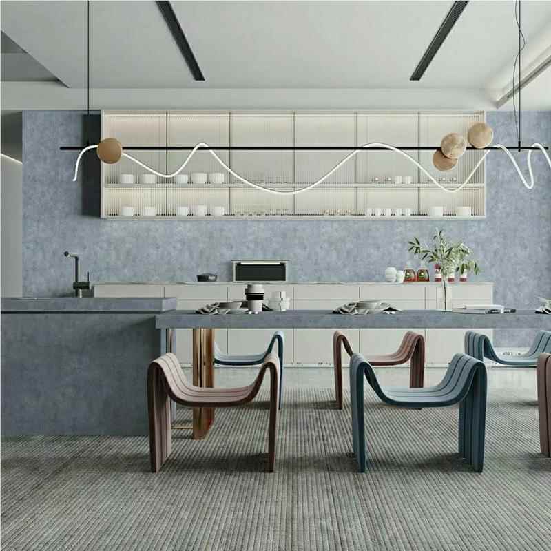 定制伸缩岛台岩岛台餐桌一多体成厨房客厅中岛台智板能品家用功能