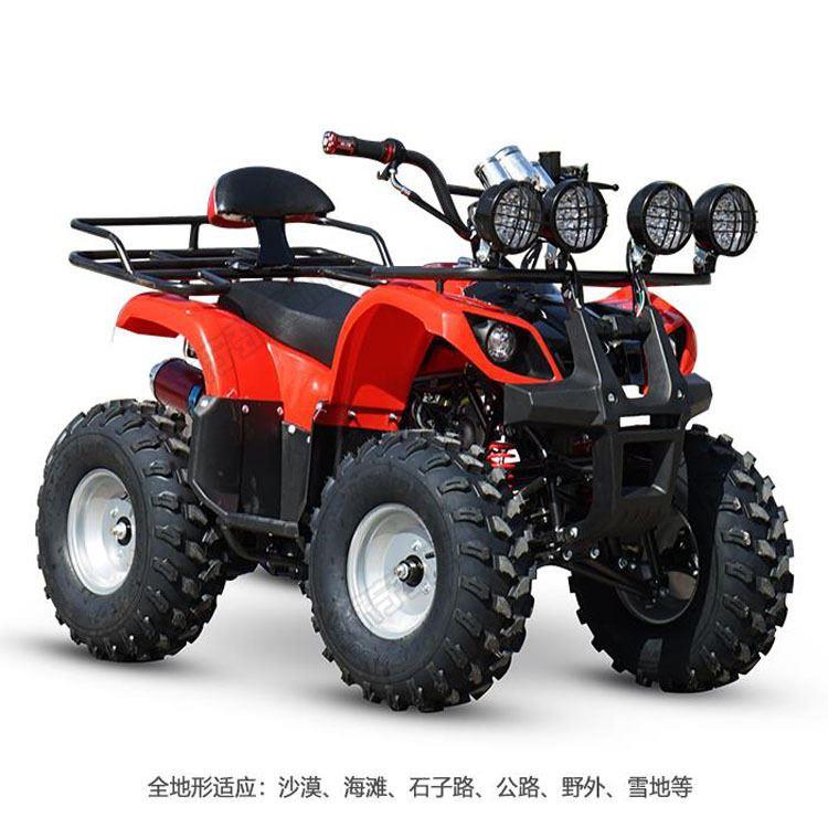 新品150cc全地形场地沙滩车四轮越野摩托车ATV电动减震四轮卡丁车