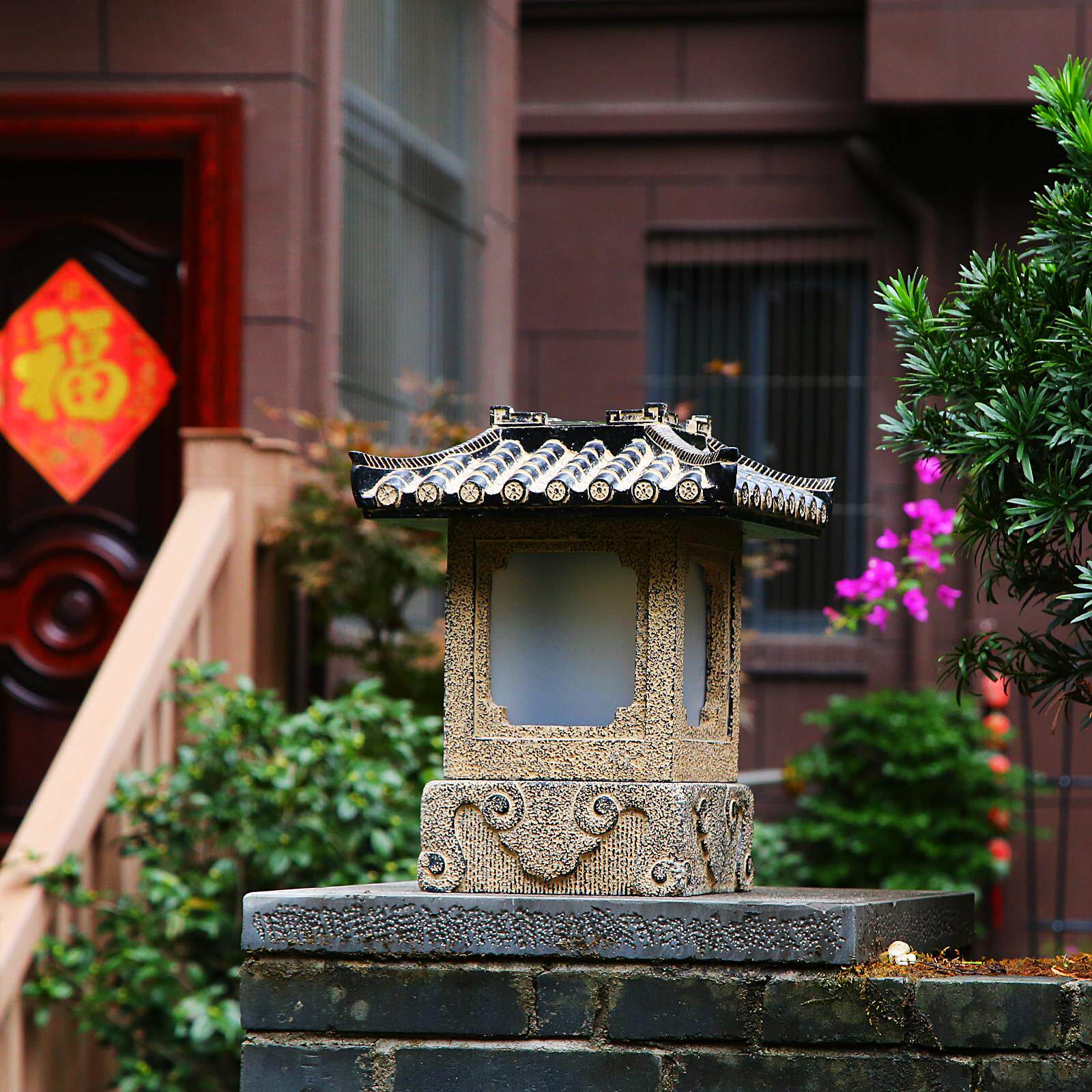 太阳能草坪灯庭院户外遥控气氛灯室外花园别墅院子彷古装饰景观灯