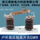 户外高压隔离开关GW9 630A老型陶瓷隔离开关10KV矽橡胶开关 12KV