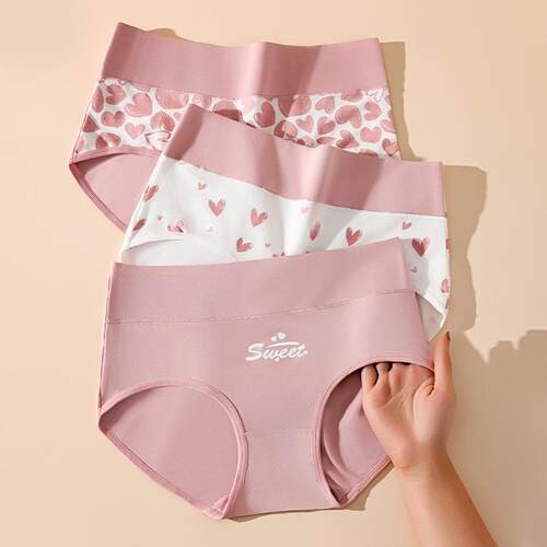 6 Tummy Control Waisted Underwear Women Coverage Panties