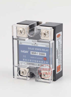 美d4860控格尔-ac交流 60a固态单相 ssr 1220v直流 dc继电器-mgr