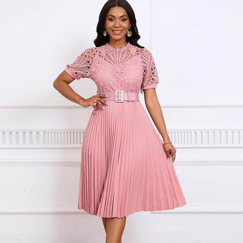 Women's Spring Summer Plus Size Chic Modest Casual Lace