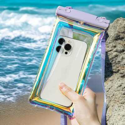 Floating Laser Phone Waterproof Pouch, Touchscreen Compatibl