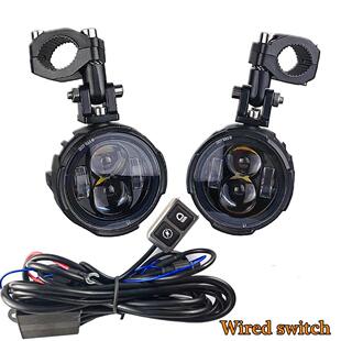 Pair 100W Motorcycle Headlight Fog Lights Led Auxiliary Driv