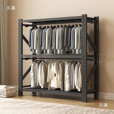家用衣挂390衣架服仓库架货衣柜服装店展示架靠墙储物晾多层置物