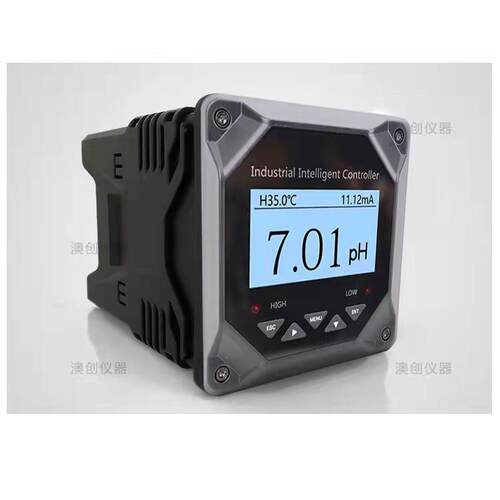 线 线上pH仪表 线 线上pH计测试仪 pH感测器监视器ORP检测仪污水