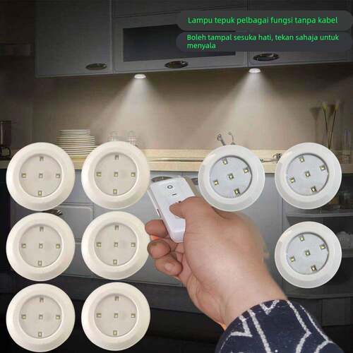 LED遥控无线拍拍灯手办柜酒柜子自粘装饰灯remote control light