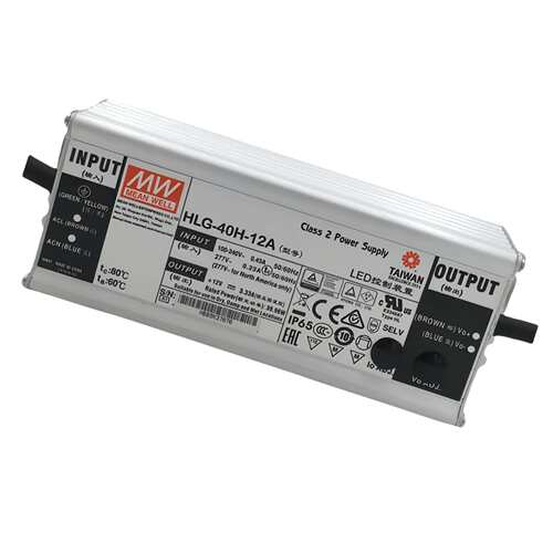 明纬电源 HLG-40-48A 40W恒流型+恒压型LED驱动器