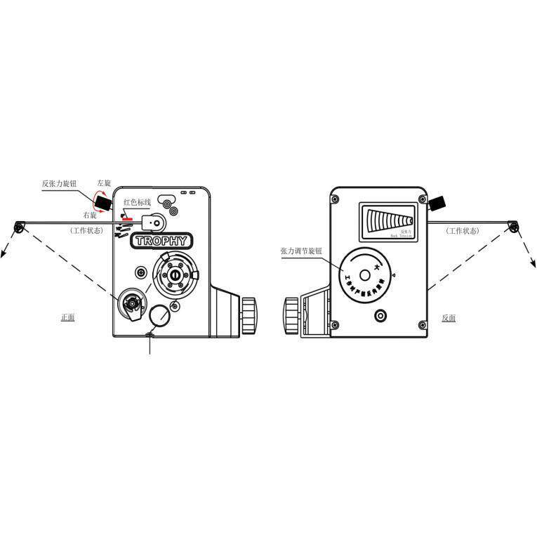 绕线磁力张力器NMTC系列004-S120014-M400030-L800高精度