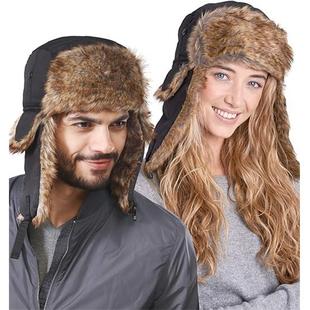 Men Women Snow Winter Trapper Hat with Ear Flaps Aviator Hat