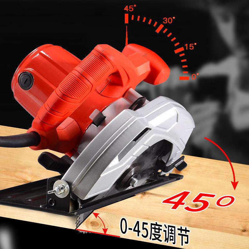 电圆锯电锯79寸寸寸可倒装台木工工具电动锯专业型7电锯大8功率切