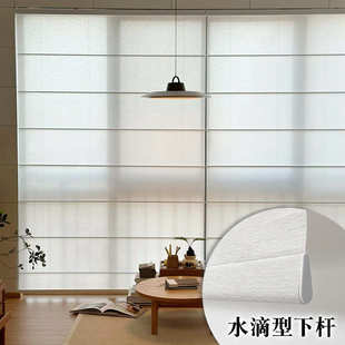 罗马帘窗帘客厅餐厅办公室阳台卧室智能电动折叠免打孔全遮光升降