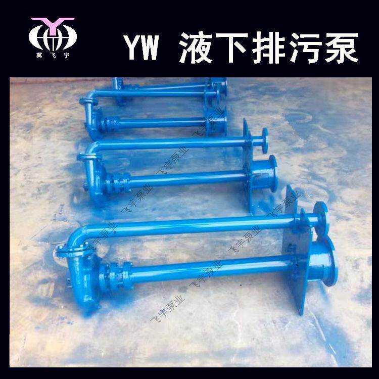YW无堵塞液下排污泵100YW100-40-22KW单管双管长轴污水泵泥浆泵图片