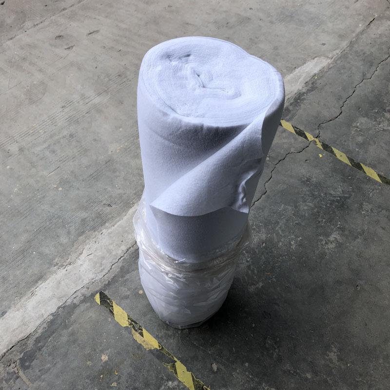 厂家供规应白ZC-100CM色小格工DIY辅棉铺棉针刺棉不织布手材料