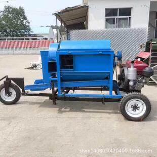 新款 多功能稻麦脱粒机水稻大豆高粱脱粒机苦豆子脱粒机