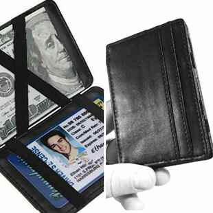 allets logo Credit E7Z7 Wallets Card Holder Leather Purse