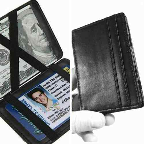 allets Leather Holder no Wallets logo Purse Card Credit E7Z7