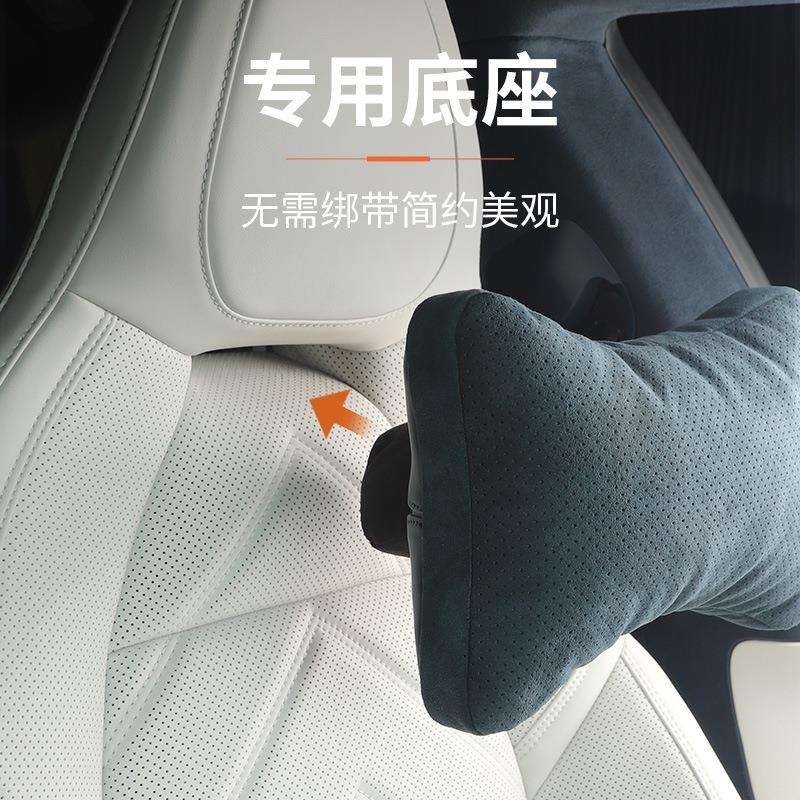 适用21-25款车型极氪001/X头枕腰靠手感舒适透气个性时尚简约蓝色