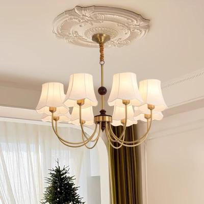 客厅吊灯法式中古风卧室餐厅灯复古南洋衣帽间书房灯具温馨浪漫